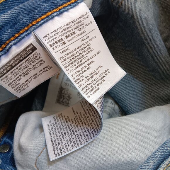 31x35 Perfect Fade Levis 501 Denim Jeans 32x38 Tag Grunge Punk Rock - Picture 9 of 9